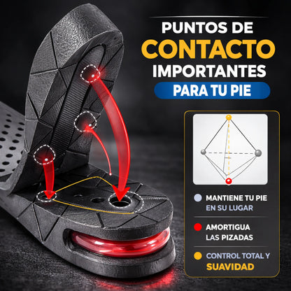 Pack Estatura Pro: Plantillas 7.5cm + 2 Pares de Medias Deportivas Premium