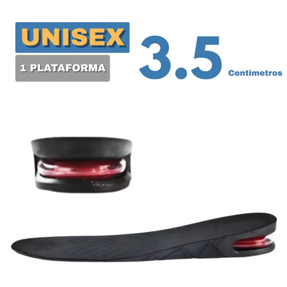 Pack Estatura Pro: Plantillas 7.5cm + 2 Pares de Medias Deportivas Premium