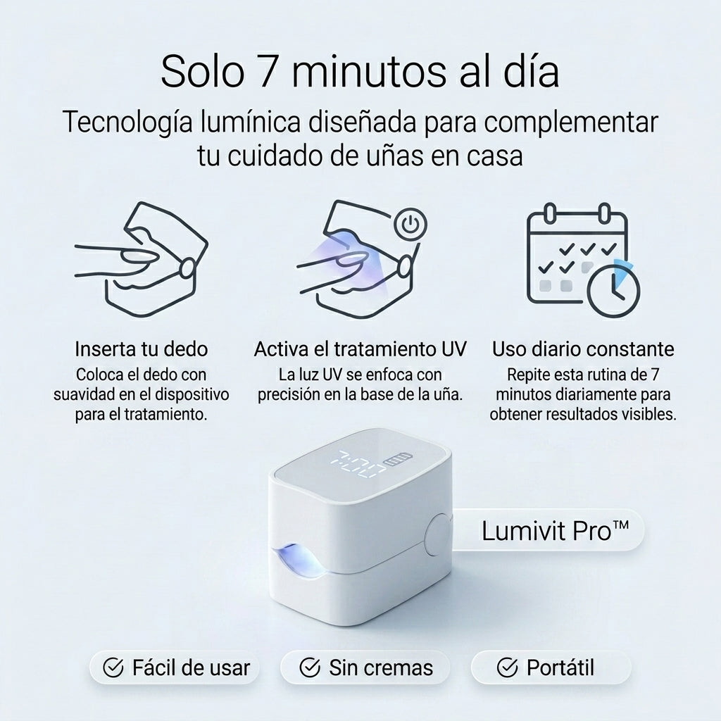 Lumivit Nail Light Pro - Antihongos UV